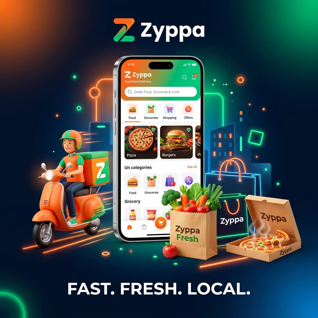 Zyppa app — local shop offers, order and pickup